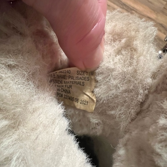 Juicy Couture Palisades brown faux suede and leopard print boots with faux fur - Picture 9 of 9